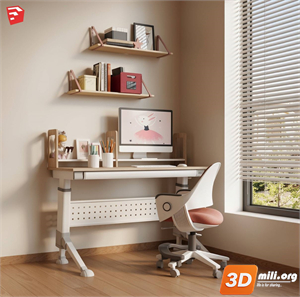 Kid's table and chairs Skp Files 